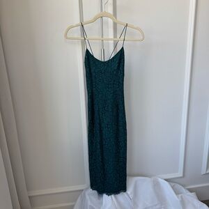 Teal Lace Dress from Urban Outfitters